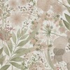Secret Grove Vinyl Wallpaper Pink / Green Erismann 10506-05