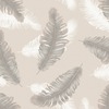 Feather Wallpaper Beige Belgravia 775