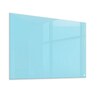 Casca Magnetic Glass Writing Board 1000 x 800mm, Blue Pastel