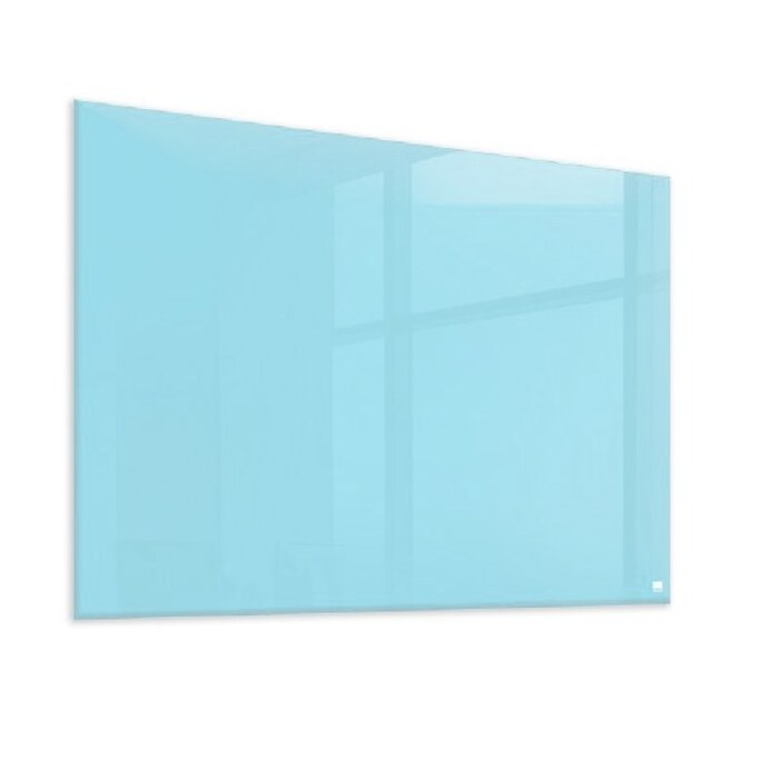 Casca Magnetic Glass Writing Board 2000 x 1200mm, Blue Pastel