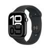 Apple Watch Series 10 GPS 46mm Jet Black Aluminium Case with Sport Band (M