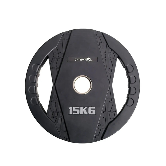 Gym Gear Rubber Olympic Weight Plates (Dual Grip)