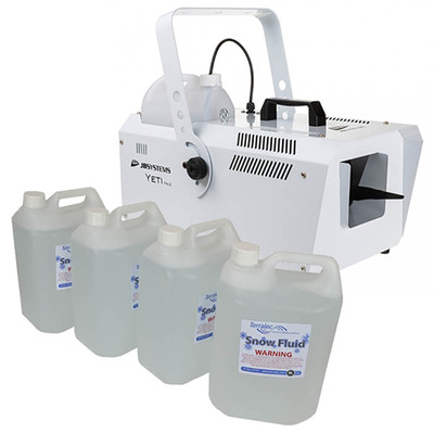 Large Snow Machine Includes 20L of Snow Fluid Remote or DMX Control Option