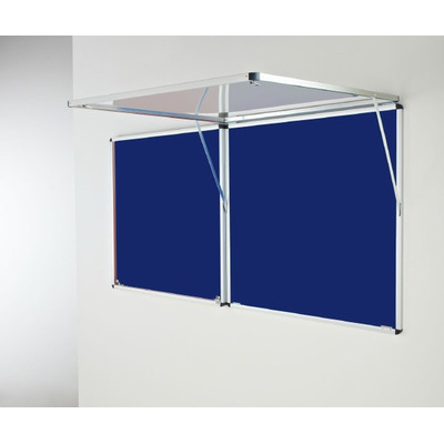 Eco-Sound Top-Hinged Corridor Tamperproof Blazemaster Noticeboard