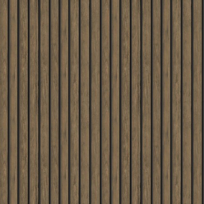 Wood Slat Wallpaper Dark Oak Holden 13130