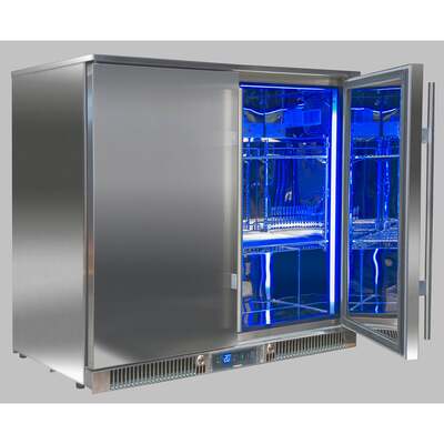 Blastcool Double Outdoor Fridge with Solid Doors