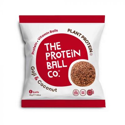 Vegan Protein Balls - A Delicious, Healthy Treat, Goji & Coconut / Single (45g)