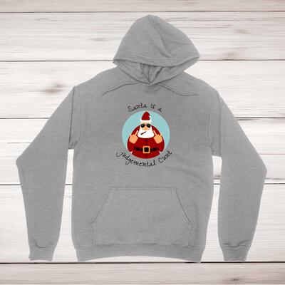 Santa Is A Judgemental Cunt Hoodie