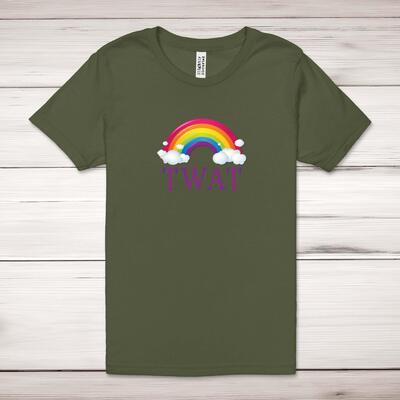Rainbow Swearing Adult T-Shirt