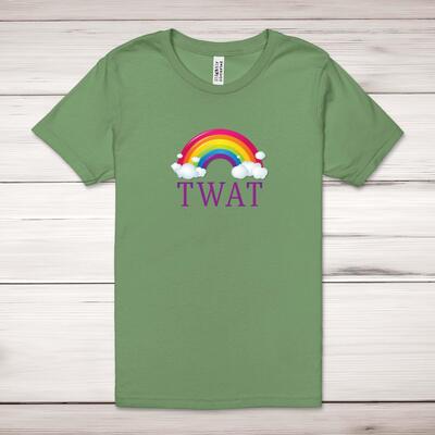 Rainbow Swearing Adult T-Shirt