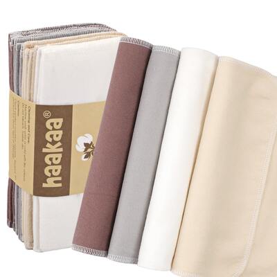 Haakaa Cotton Cloth Wipes (Pack Options: 16 pcs)