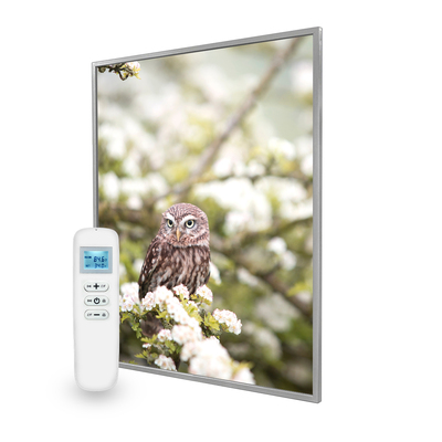 995x1195 Owl In The Spring Picture Nexus Wi-Fi Infrared Heating Panel 1200W - Electric Wall Panel Heater