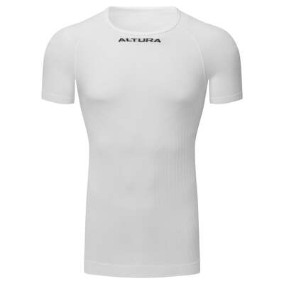 Tempo Seamless Short Sleeve Baselayer White &pipe; XS/S &pipe; Altura