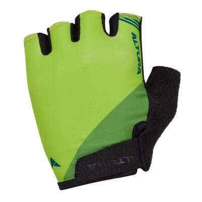 Kids Airstream Cycling Mitts Lime &pipe; 7-9 Years &pipe; Altura