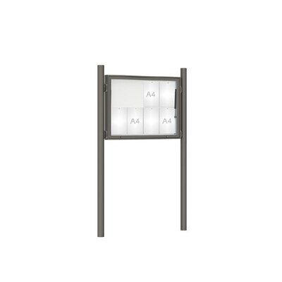 Premium Post Mounted Outdoor Noticeboard