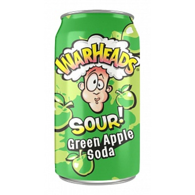 Warheads Soda Green Apple 330ml