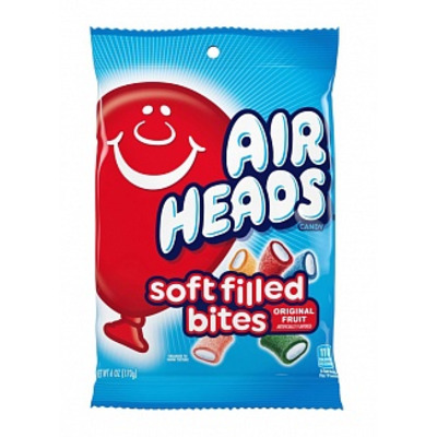 Airheads Soft Filled Bites Original Fruit Peg Bag 170g  *USA*