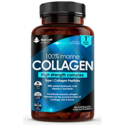 Marine Collagen with Hyaluronic Acid, Vitamin C and Biotin Capsules