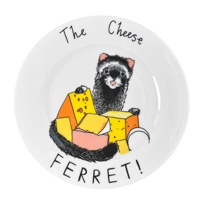 The Cheese Ferret! Side Plate [D]