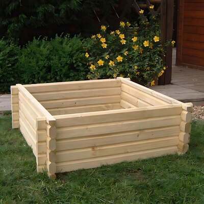 Swedish Wooden Build-around Planter - Square