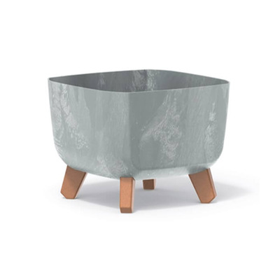 Square Plant Pot Concrete Effect Zinnia Range