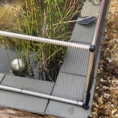 Pond Protection Frame with Netting
