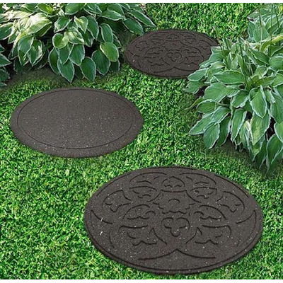 Reversible Stepping Stone Scroll Grey