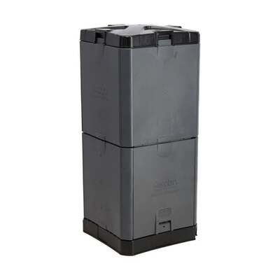 Hot Composter in Grey with Leachate Hose 200L - Aerobin