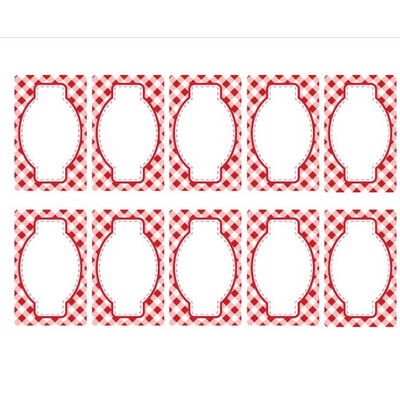 Jam Jar Labels Pack of 40 with Choice of style