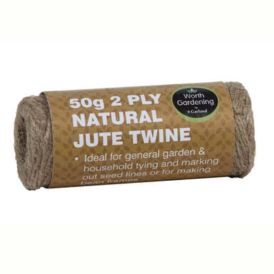 Natural Jute Twine 2-Ply 50g Biodegradable