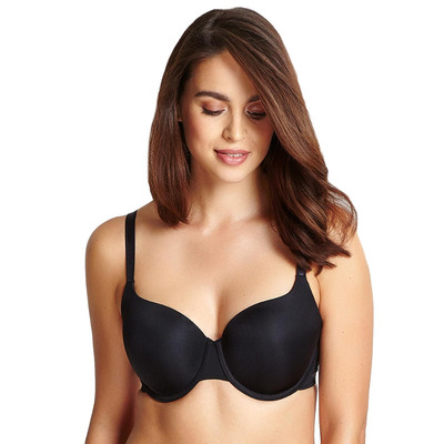Panache Porcelain Elan T Shirt Bra - Black - 28DD