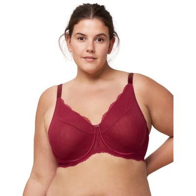 Triumph Mirage Spotlight Minimiser Bra - Rumba Red - 30C
