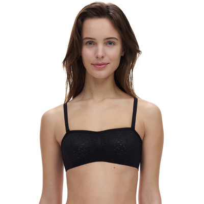 Chantelle Norah Bandeau Bra - Black - 34E