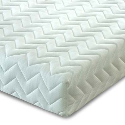 Harmony 3-Layer 20cm Deep All-foam Mattress with Eco-Foam and Cooling Foam, Firm Deluxe Comfort Mattress with Removable Cover - 6ft Super King Mattres