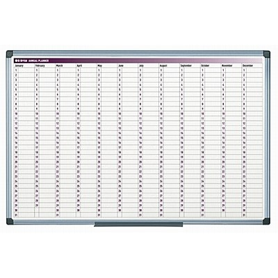 Bi-Office 365 Day Annual Planner 900 x 600mm