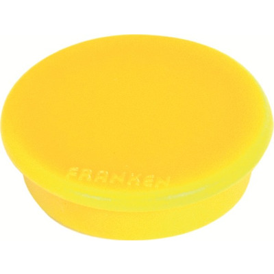 Franken Round Magnet 32mm Yellow Pack of 10