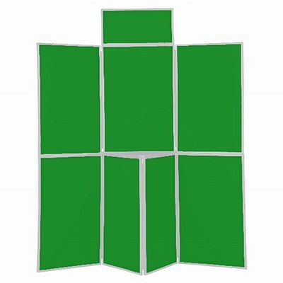 7 Panel Folding Display Stand