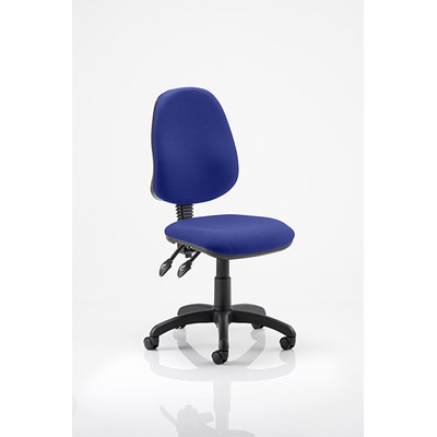 Eclipse 2 Lever Task Operator Chair Stevia Blue fabric