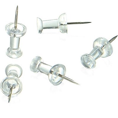 Push Pins Pack of 25 Transparent