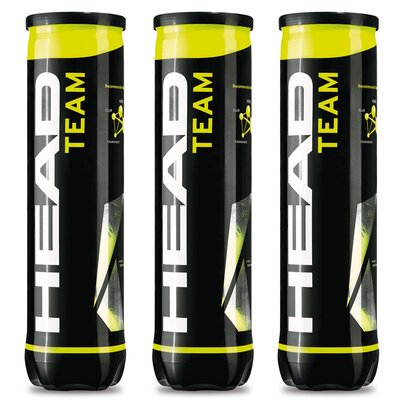 Sweatband.com Head Team Tennis Balls - 1 Dozen