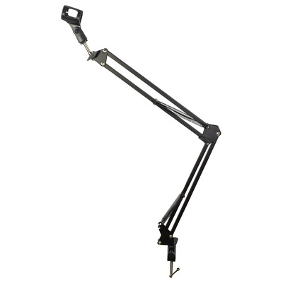 Studio Mic Adjustable Stand With Fully Adjustable Arm & Clamp