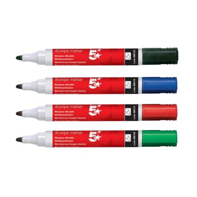 Drywipe Markers Pack of 4