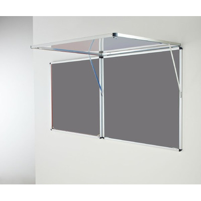 Eco-Sound Top-Hinged Corridor Tamperproof Blazemaster Noticeboard