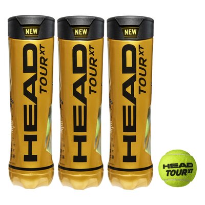 Head Tour XT Tennis Balls - 1 Dozen