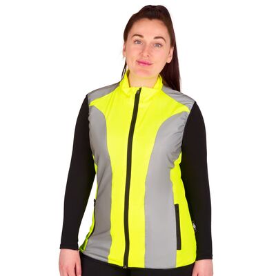 BTR Womens Reflective High Visibility Running & Cycling Vest, Gilet.