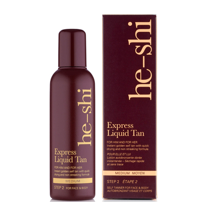 He-Shi Express Liquid Tan 150ml - Medium Shade (DHA 6%)