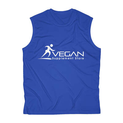 Men's Sleeveless Performance Tee, True Royal / XS