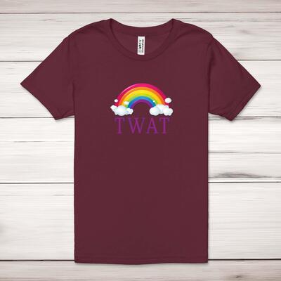 Rainbow Swearing Adult T-Shirt