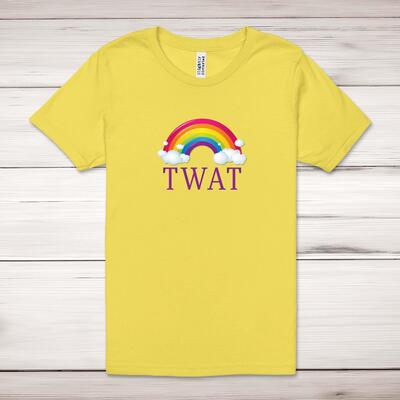 Rainbow Swearing Adult T-Shirt
