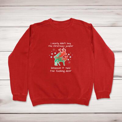 Two Fucking Deer Sweatshirt